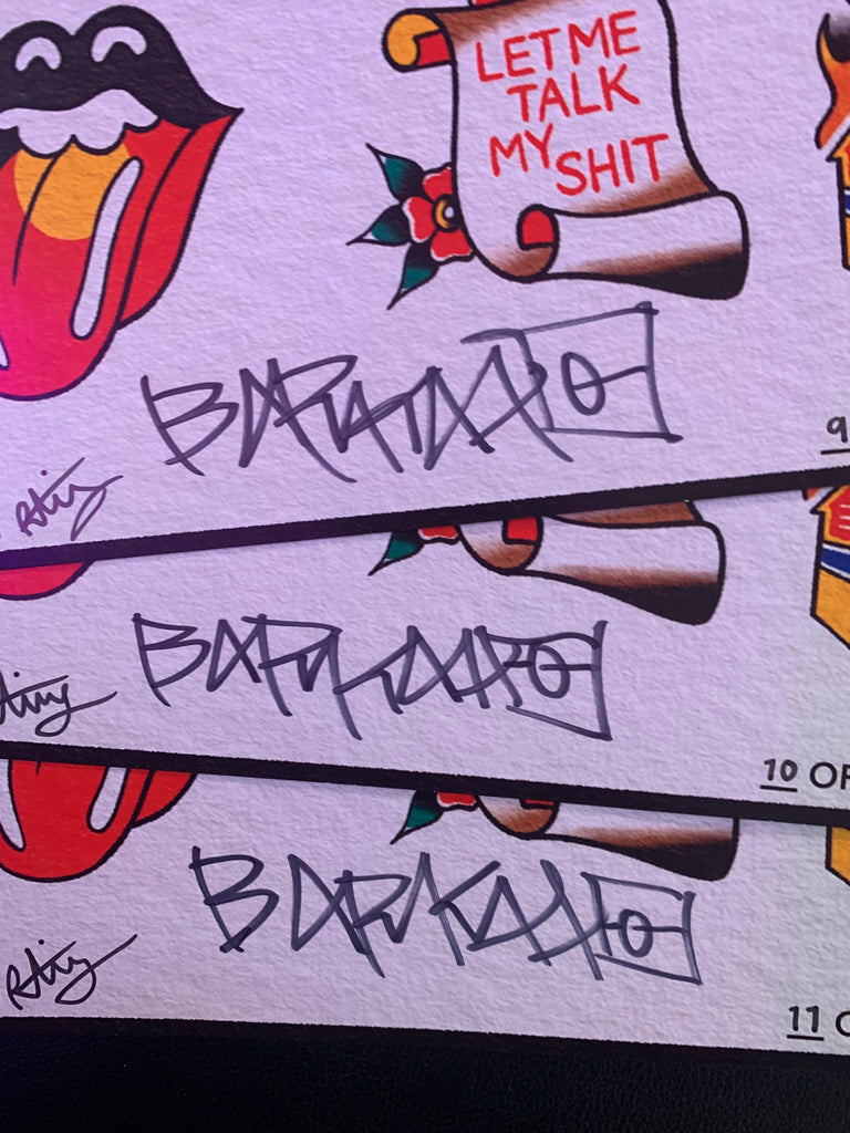 SIGNED BARKAA FLASH SHEET