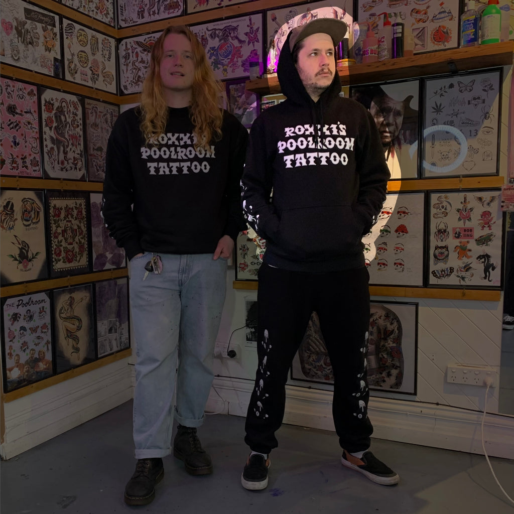 ROXXI’S POOLROOM TATTOO HOODIE