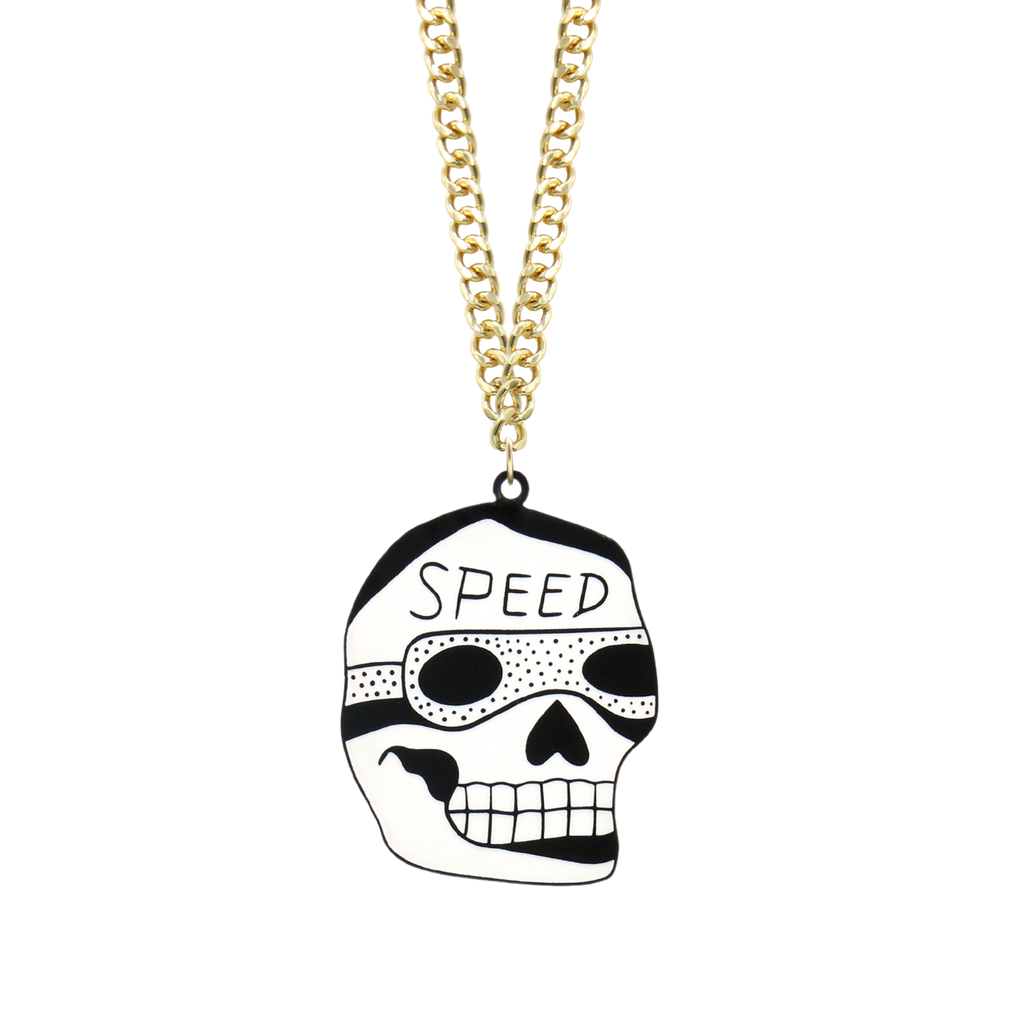 SPEED SKULL NECKLACE